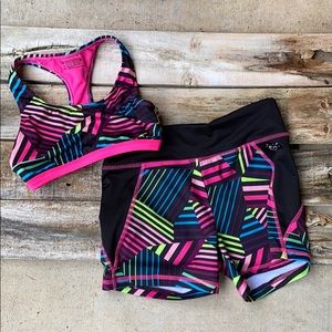 Justice Girl’s Sports Bra and Short Set